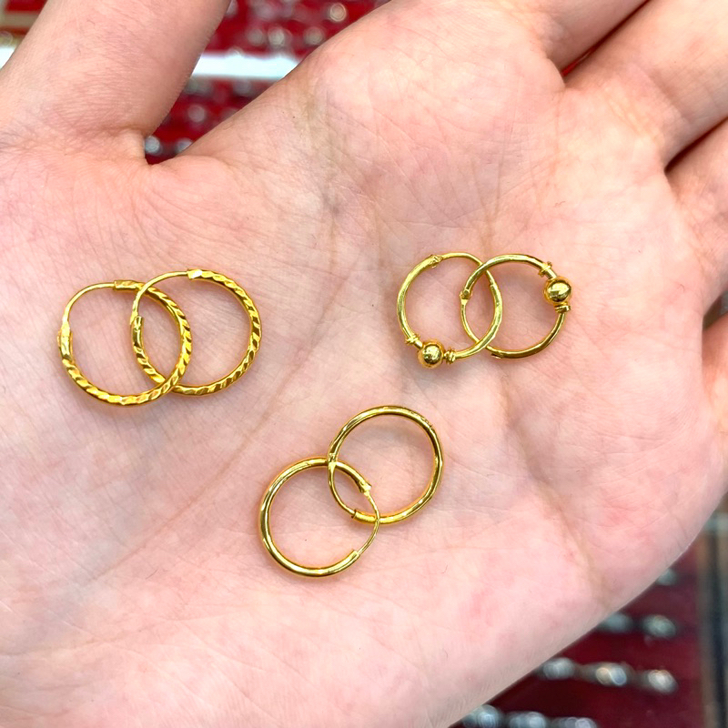 Anting Gipsy dan Anting Toge Kadar Emas 375%