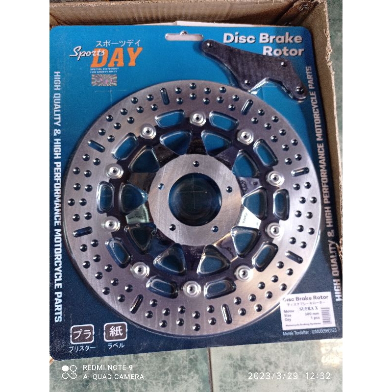 CAKRAM DEPAN SUPRA X 300MM PLUS BREKET