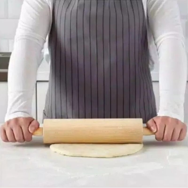 Rolling pin kue gagang polos/gilingan adonan/rollpin kayu/gilingan molen