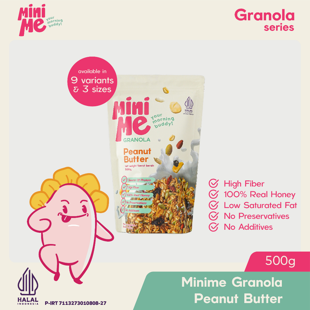 

MINIME Granola Peanut Butter 500gr