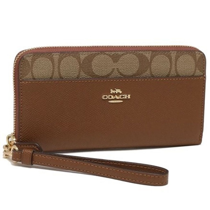 Coach Long Axcordion Zip Wallet (C76971)