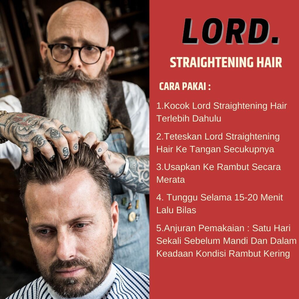 Pelurus Rambut Hair Smoothing Tanpa Catok Straightening Hair LORD