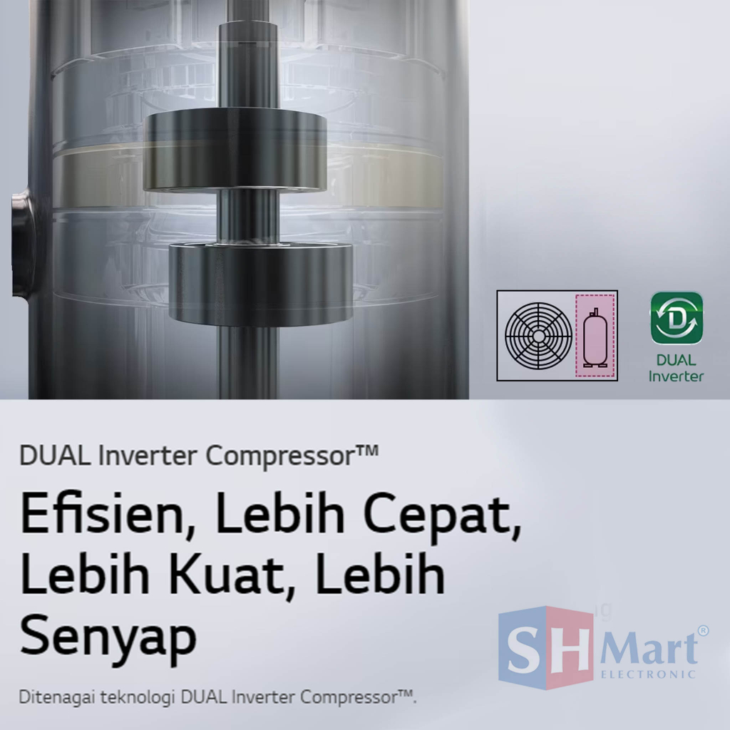 AC  LG 1,5 PK T13EV4 INVERTER HEMAT LISTRIK MODE GARANSI RESMI