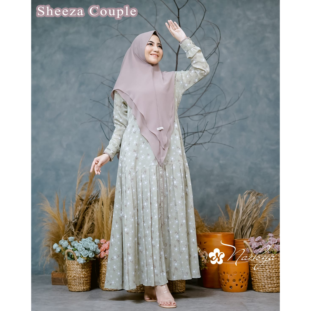 GAMIS SET ORY NAZKYA/GAMIS SYAR'I /GAMIS SHEEZA BY NAZKYA/ GAMIS SET KERUDUNG