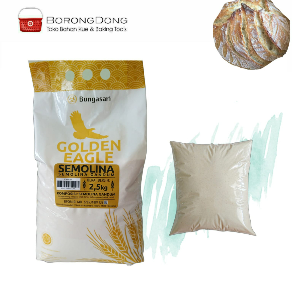 Golden Eagle Semolina 500g / Tepung Semolina