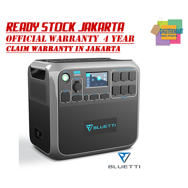 BLUETTI AC200P, PORTABLE POWER STATION, 2,000W / 2,000Wh