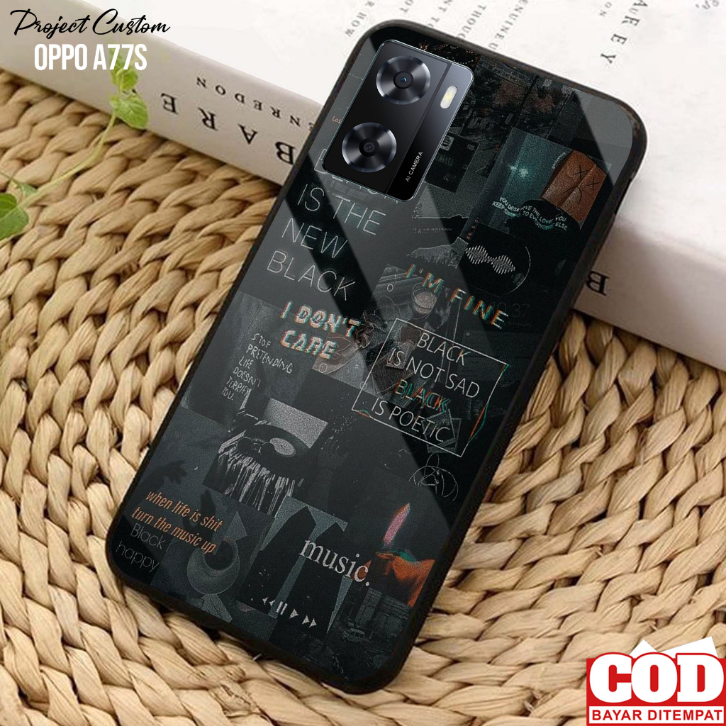 Case OPPO A77S - Casing Hp OPPO A77S Terbaru [ AESTH-01 ] Silikon OPPO A77S - Kesing Hp - Softcase H
