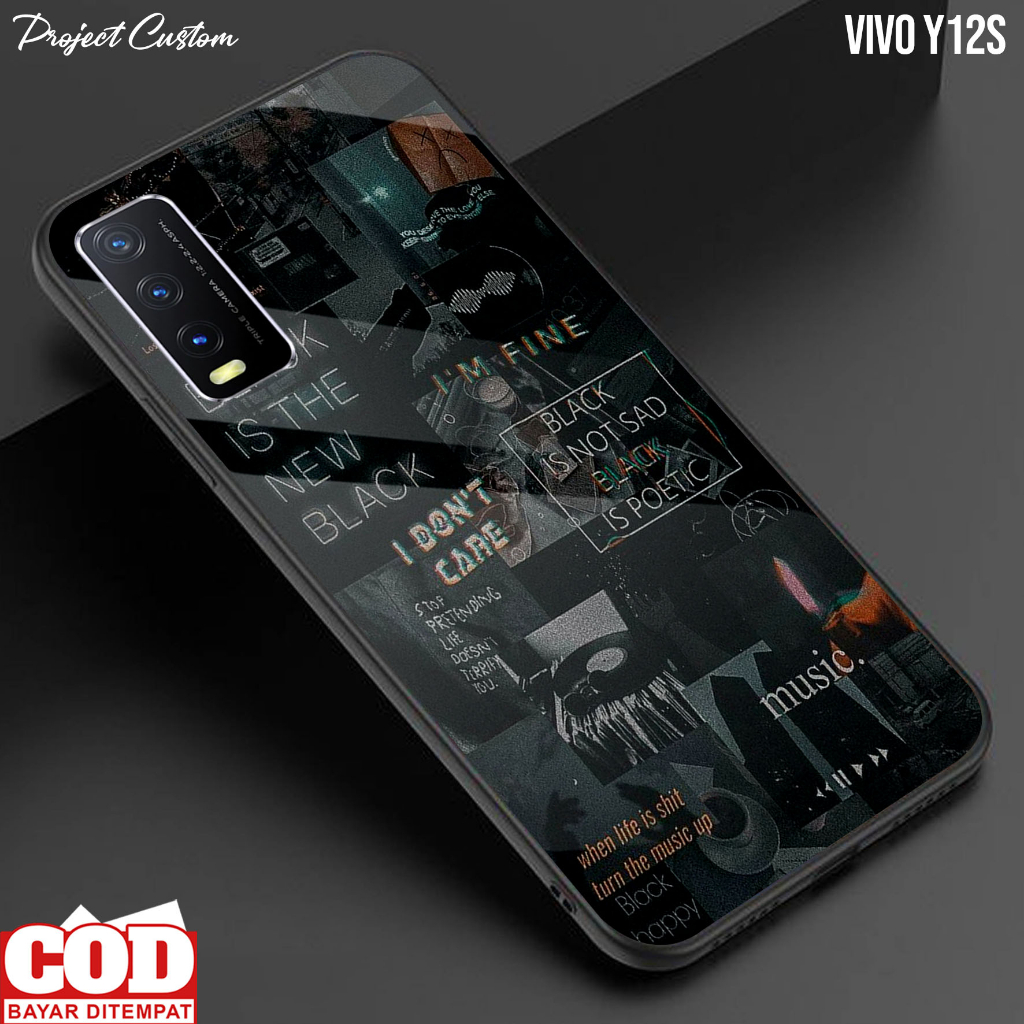 Case Hp VIVO Y12S - Casing VIVO Y12S Terbaru [ AESTH-02 ] Softcase Hp VIVO Y12S - Silikon Hp VIVO Y1