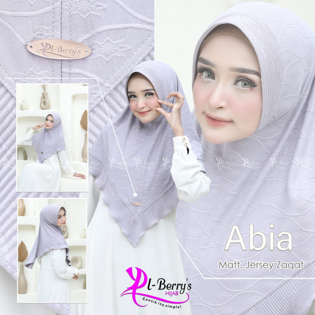 HIJAB INSTAN BERGO JERSEY ZAQAT BY EL-BERRY'S -BERGO ABIA PRES