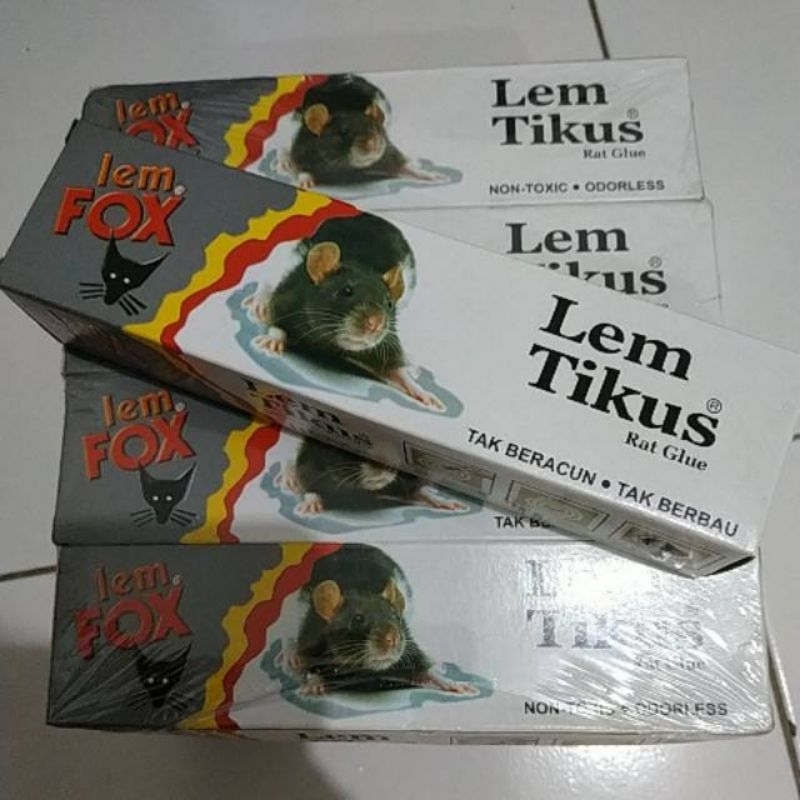 

Lem Tikus Fox 75ml Perekat Tikus Fox