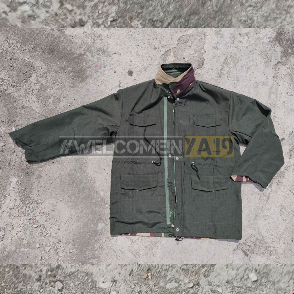 Jaket Bolak-Balik Loreng Kopassus / Jaket Parka Bolak-Balik Loreng Kopassus