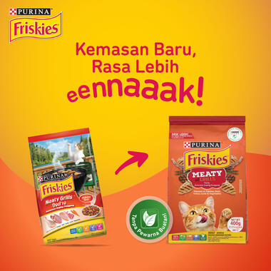 FRISKIES Dry Cat Food FRESH PACK 1.1kg All Varian - Makanan Kering Kucing 1.1kg