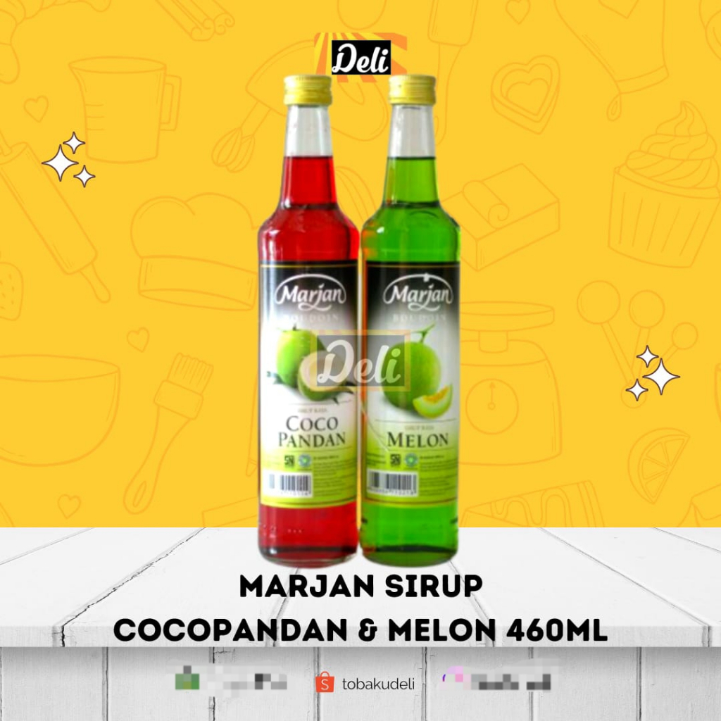 

Marjan Sirup Cair Minuman 460ml (Cocopandan dan Melon)