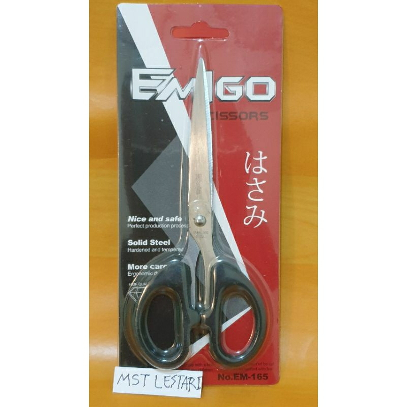 

Gunting Emigo sedang hitam cd em165 sku230014