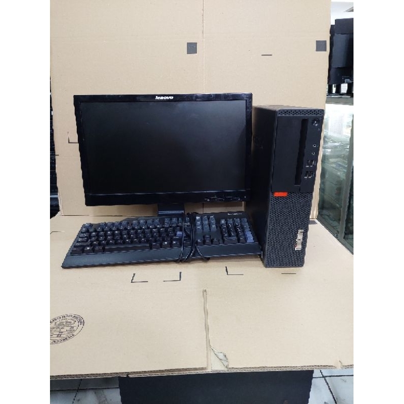 Pc Paketan Core i3 6100 Ram 8 Gb SSD 256 Gb Win10 Layar LCD 19 inchi keyboard Mouse usb bergaransi