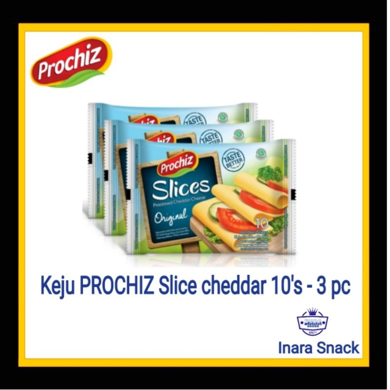 

Keju Prochiz Slice Cheddar 10's - 3 pc