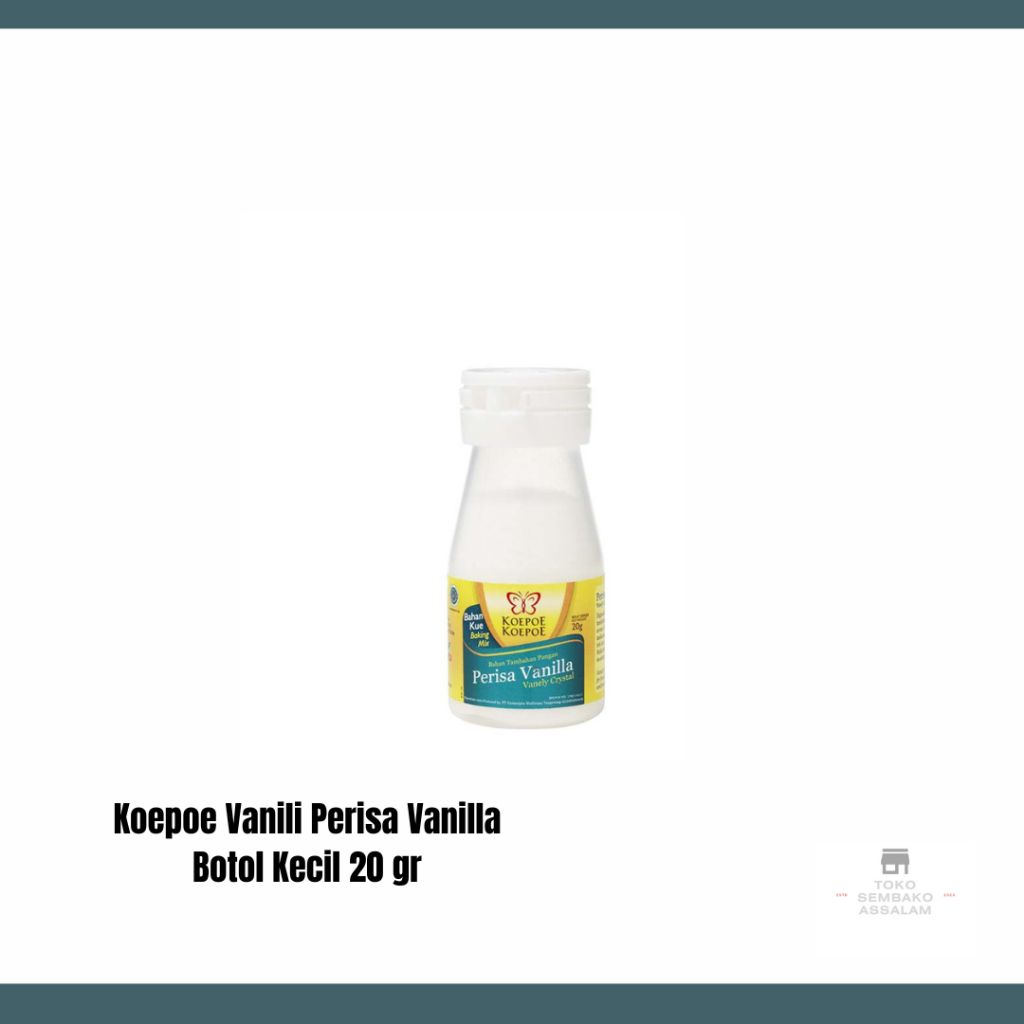 

Vanili Perisa Cap Koepoe-Koepoe 20 gr / Vanili koepoe-koepoe 20 gr / Vanili botol kecil 20 gr