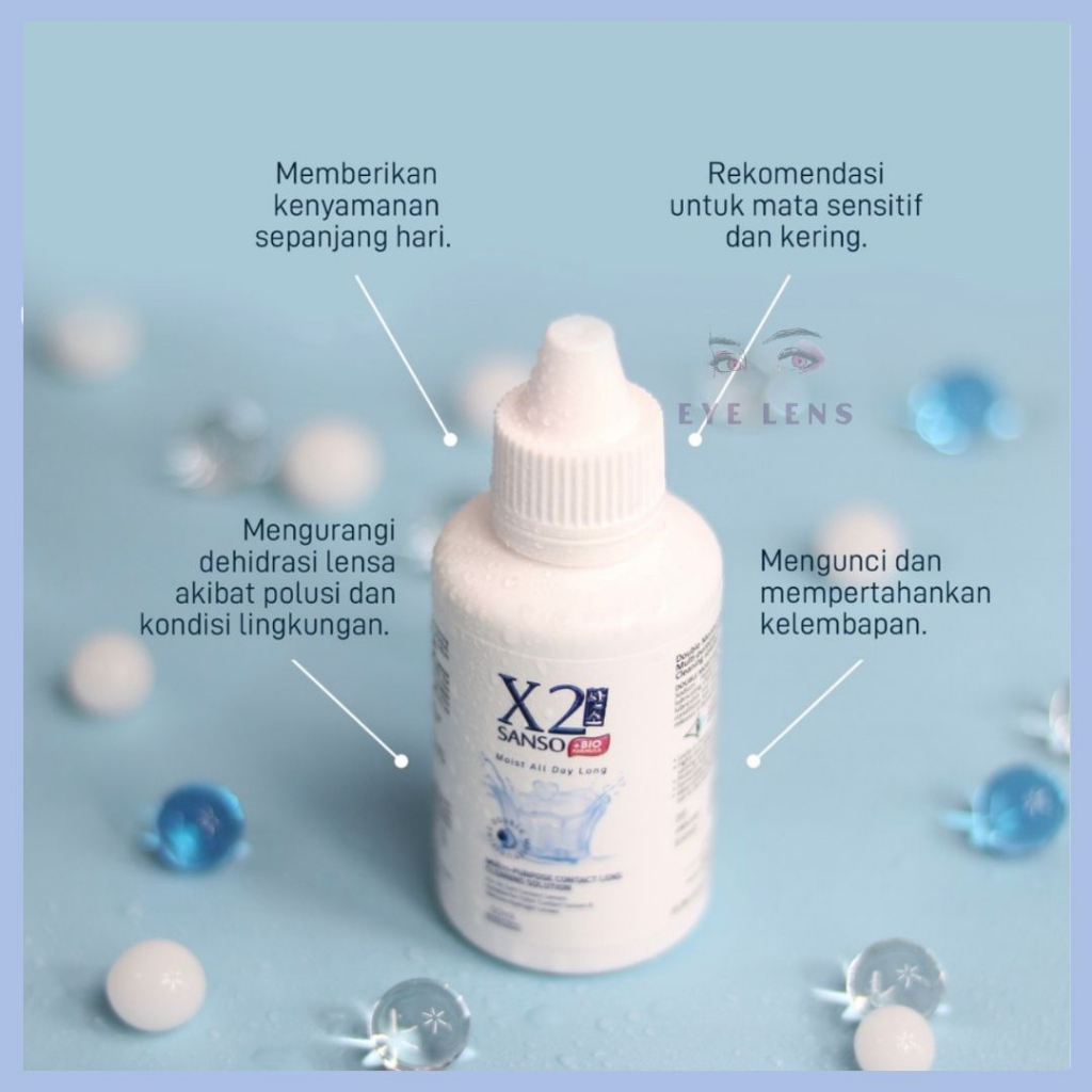 CAIRAN X2 SANSO 360 ML PEMBERSIH SOFTLENS / AIR SOFTLENS 360ML