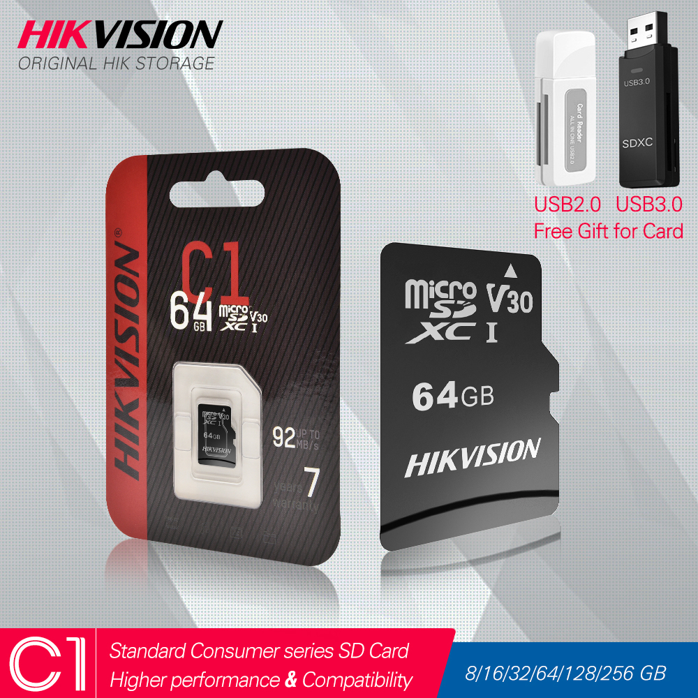 Hikvision Memory Micro SD Card 32/64/128 GB (Cocok Buat IP Kamera Cctv Wireless/Wifi)