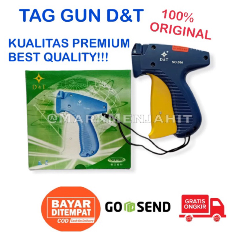 Tag Gun / Tagging Gun Alat Tembak Laundry D&amp;T No 506 Hangtag Laundry