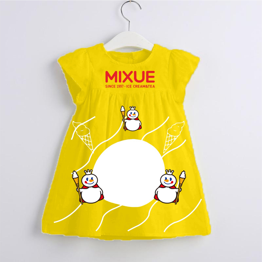 dress anak perempuan mixue