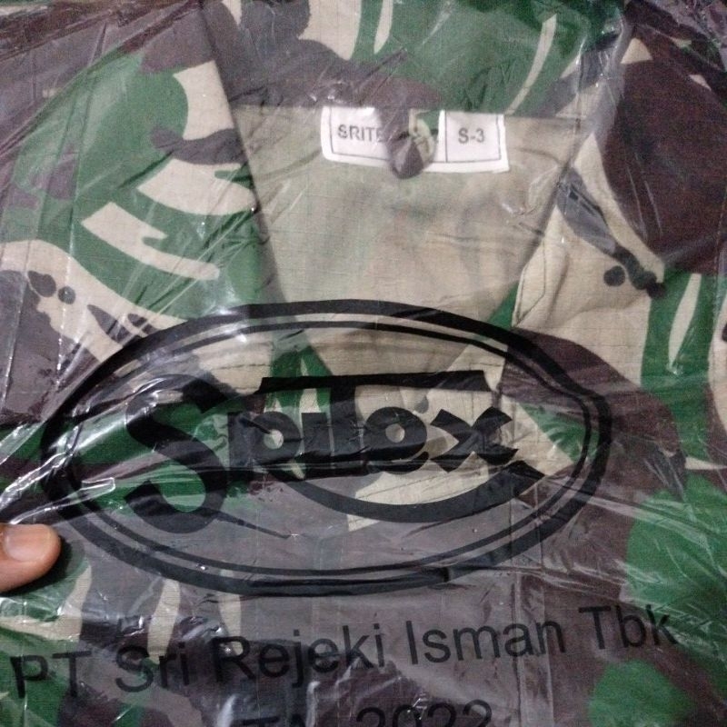 baju PDL TNI AD jatah sritek