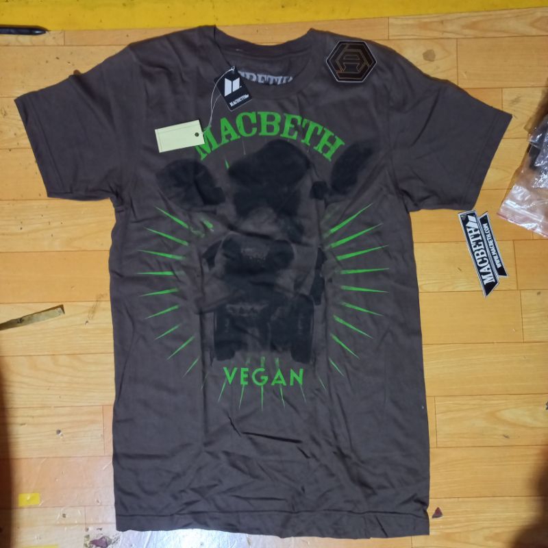 kaos tshirt macbeth vegan chow