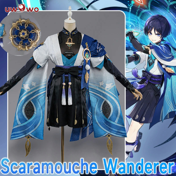 PRE-SALE UWOWO Game Genshin Impact Scaramouche Wanderer Cosplay Costume New Role Costume Suit Wanderer Cosplay