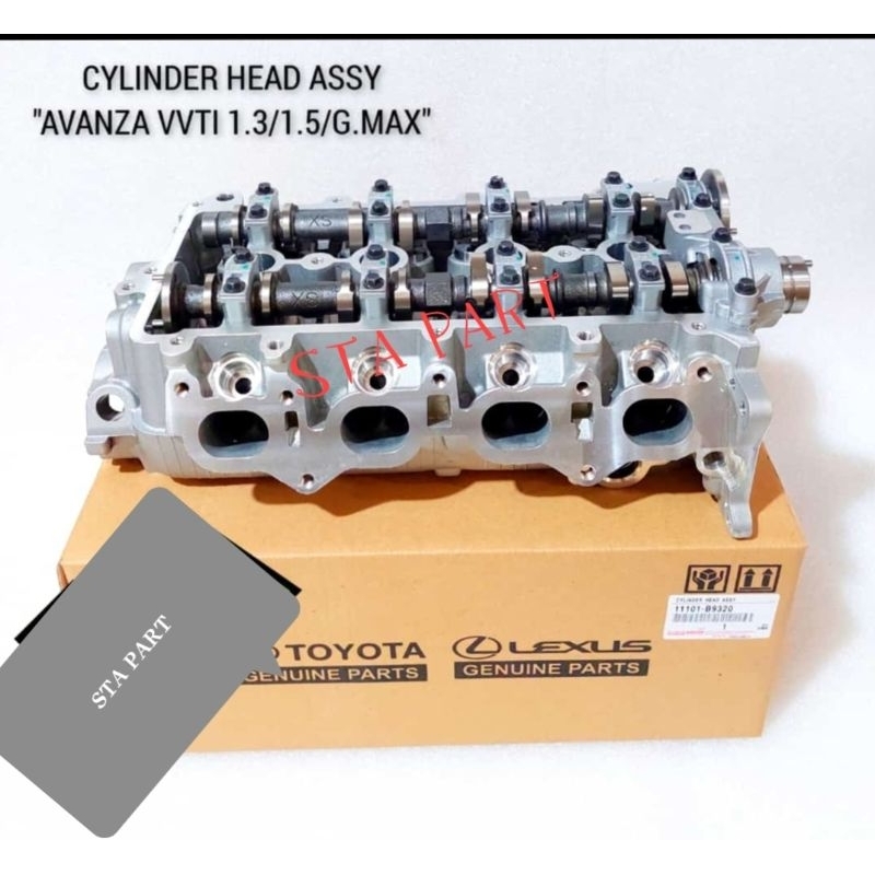 Cylinder Head Assy Komplit Avanza VVTI 1.3/1.5/GrandMax Original