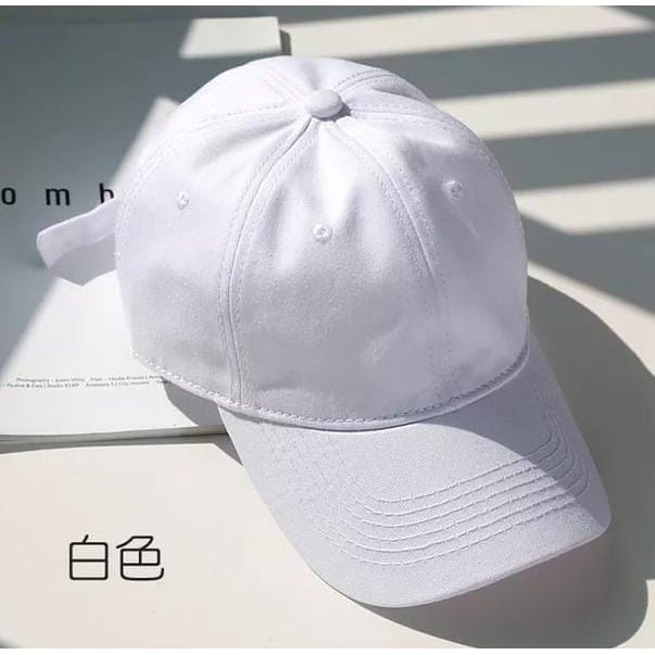 Topi Pria Baseball Polos Wanita Unisex PoloCaps Premium Termurah Warna Komplit bisa bayar di tempat