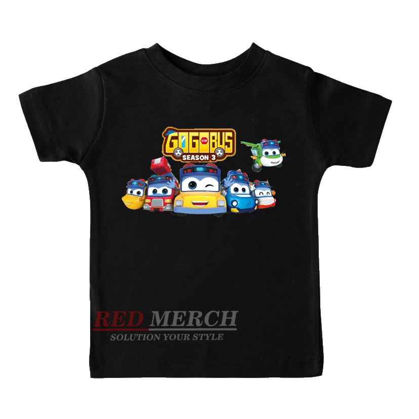 BAJU KAOS ANAK GOGO BUS - T SHIRT ANAK GORDON GOGOBUS