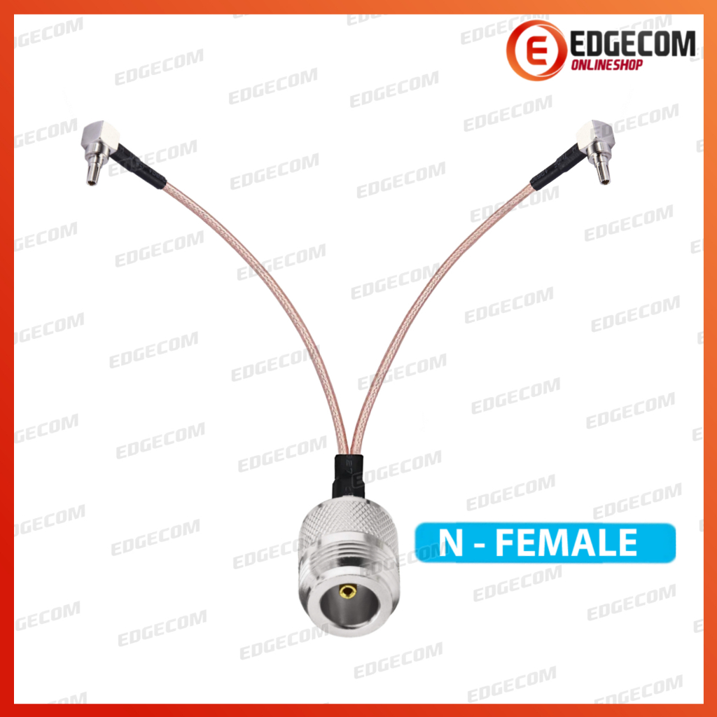 Pigtail N Female to Dual CRC9 untuk Modem USB Huawei E3372 E3272 E3276