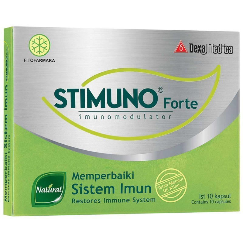 Stimuno Forte 10 Kapsul /  Suplemen Imun Tubuh