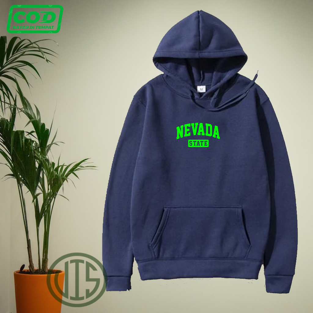 Sweater Hoodie NEVADA 0001 MOTIF STABILO// Sweatshirt Hoodie Pria/Wanita//Switer  Trendi Masa Kini S