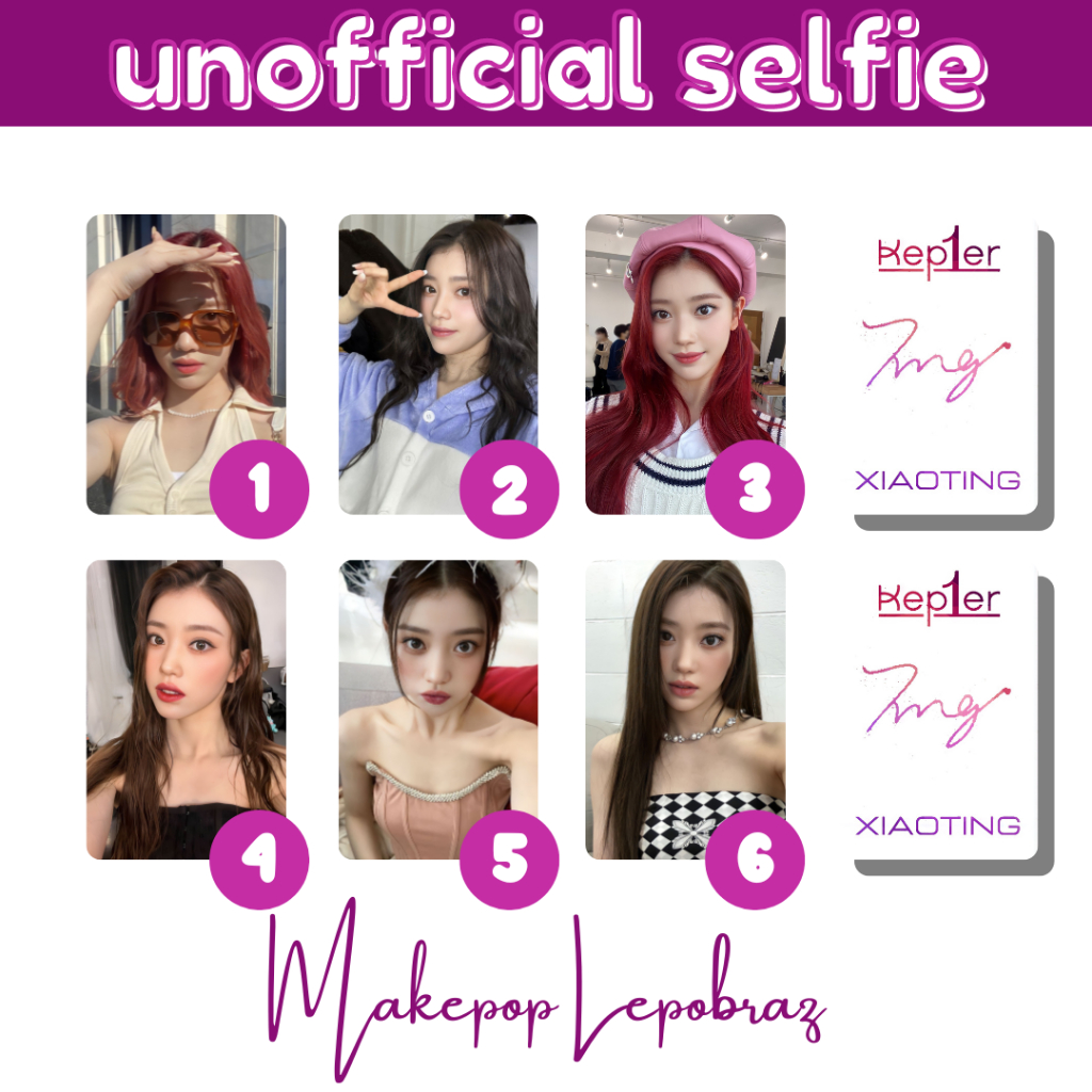 [PART 2] [MIN. 3 PC] KEP1ER KEPLER UNOFFICIAL SELFIE - GIRLFRIENDABLE PC BAHIYYIH MASHIRO XIAOTING HIKARU