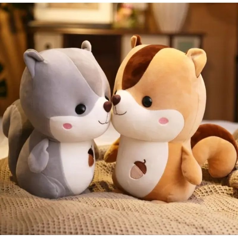 Boneka Tupai SNI lucu banget plush doll lembut mainan mewah untuk anak