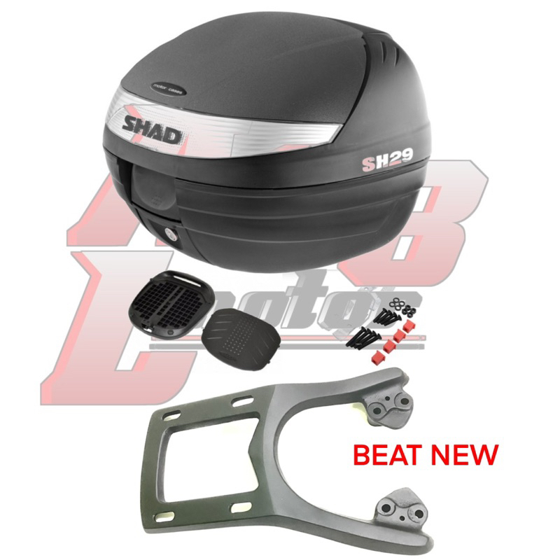 Paketan box shad 29 shad29 +Bracket box kmi Breket box Beat fi Beat new Beat street Beat old karbu