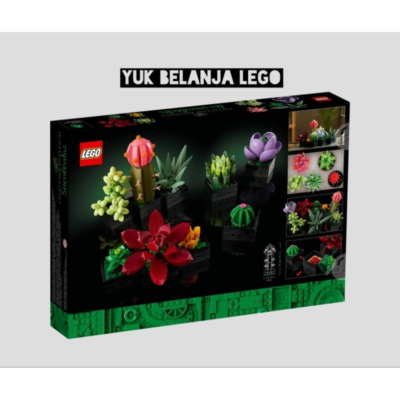 LEGO Icons 10309 Succulents Plant Decor (771 pieces)