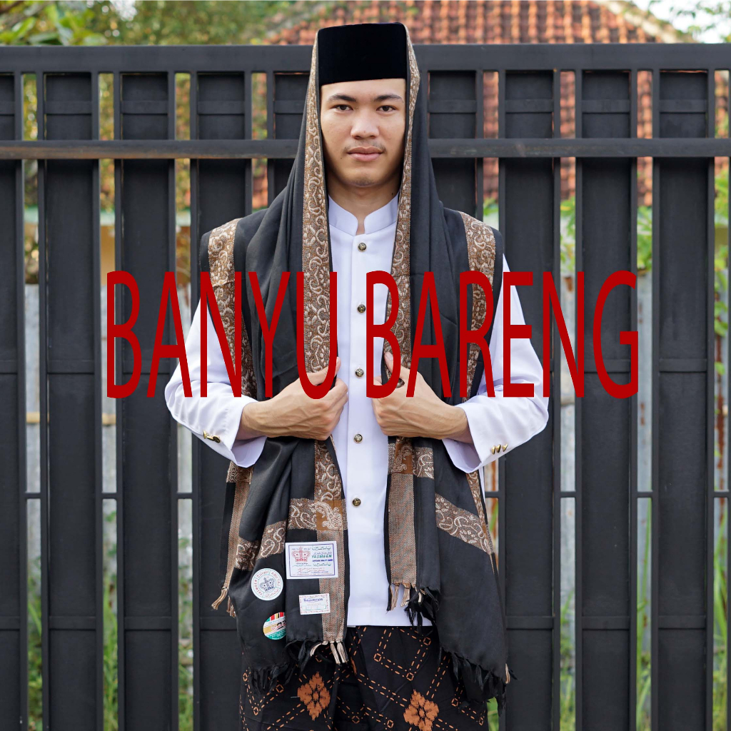 Sorban Kashmiri Hitam Made in India - Sorban Panjang - Sorban Kashmiri Import India