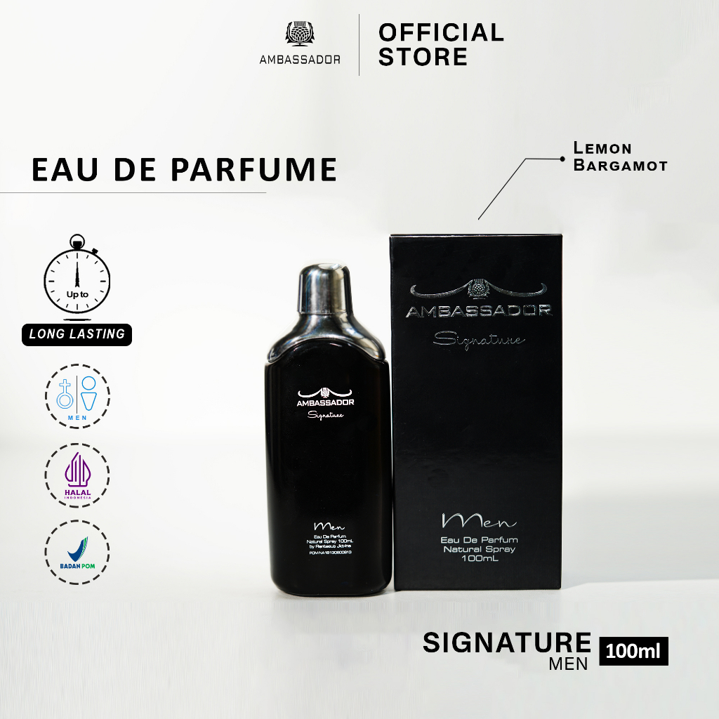 Ambassador Eau De Parfume Signature Men 100ml Parfum Pria / Minyak Wangi