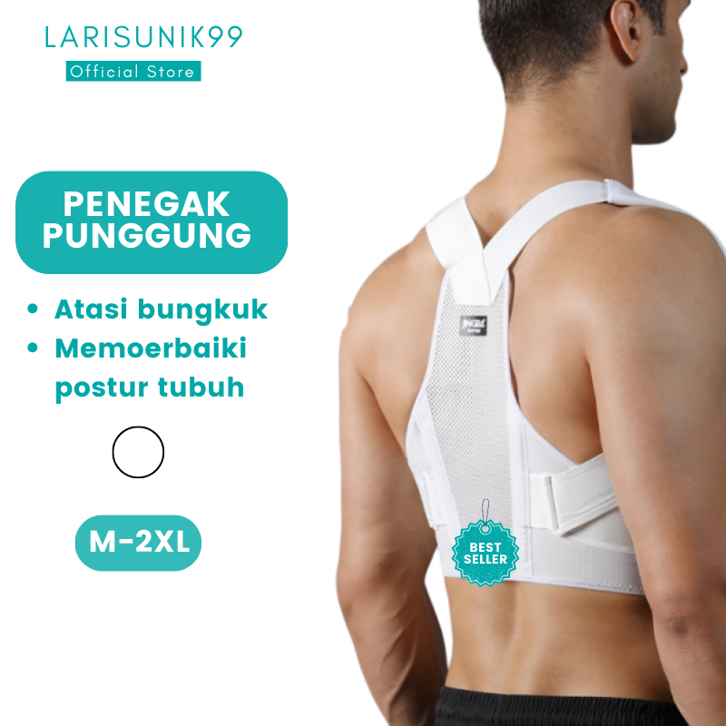 Penegak Penyangga Punggung Badan Posture Corrector Penegak Punggung Pria Wanita Pelurus Korset Skoliosis Anti Bungkuk Penarik Koreksi Penahan Punggung Jingba Support Penegak Bungkuk Kifosis Lordosis Premium