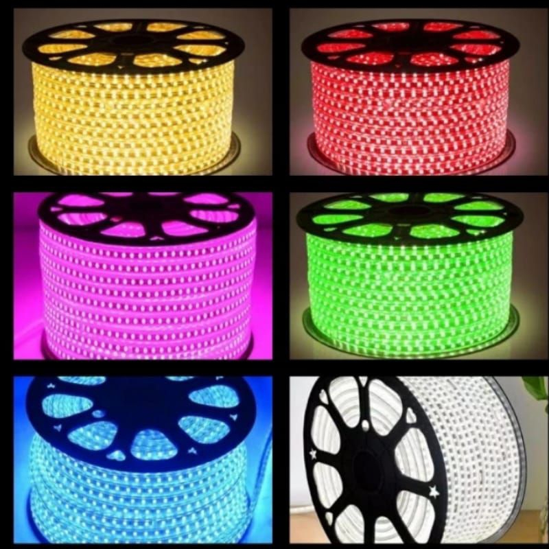 PAKET LAMPU LED STRIP SELANG METERAN 5050 AC 220VOLT