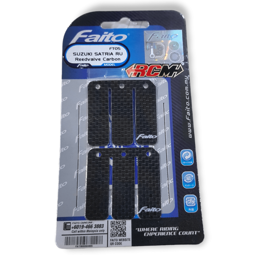 REED VALVE LIDAH MEMBRAN CARBON RC3 SUZUKI SATRIA RU 2T 2 T 2TAK 2 TAK ORI ORIGINAL RC 3 RC3 FAITO ASLI
