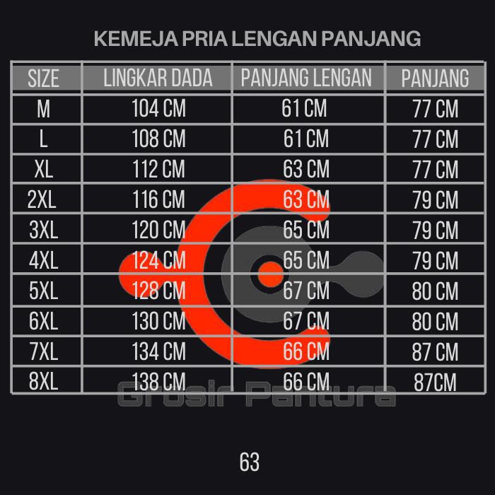 Kemeja Pria Jumbo Lengan Panjang Slimfit Bahan Katun Pria Dewasa Warna Hitam Putih Navi Marun