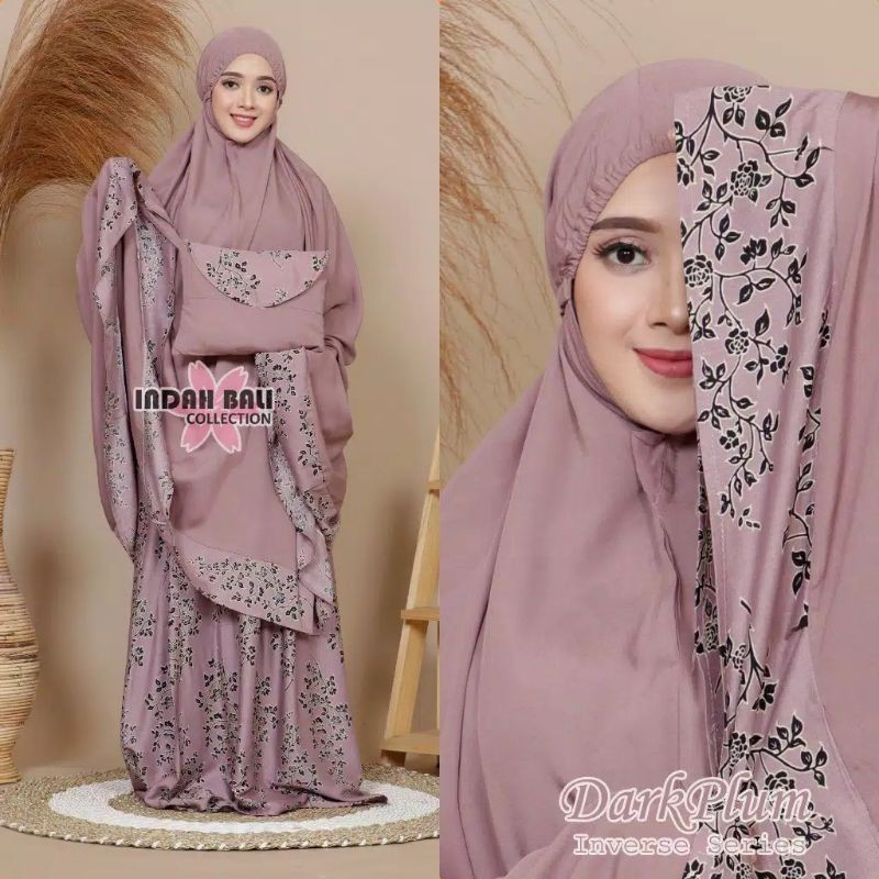 Mukena Bali SuperJumbo Seruni &amp; Seruni Inverse &amp; Azkadina