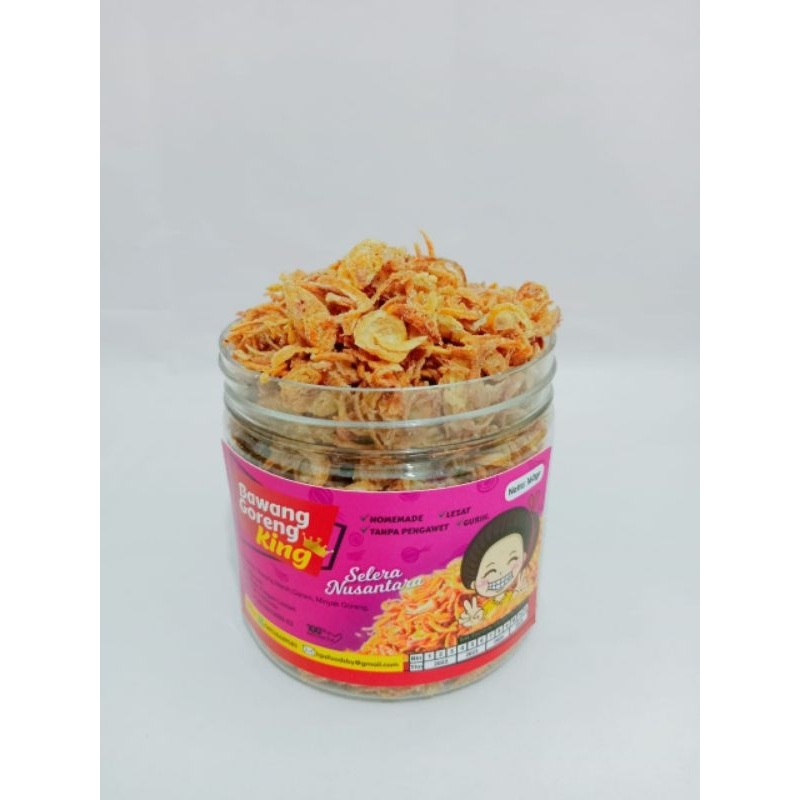 

Bawang Goreng King 160gr//Rasa Sapi Panggang//Bawang Goreng Asli Renyah & Gurih