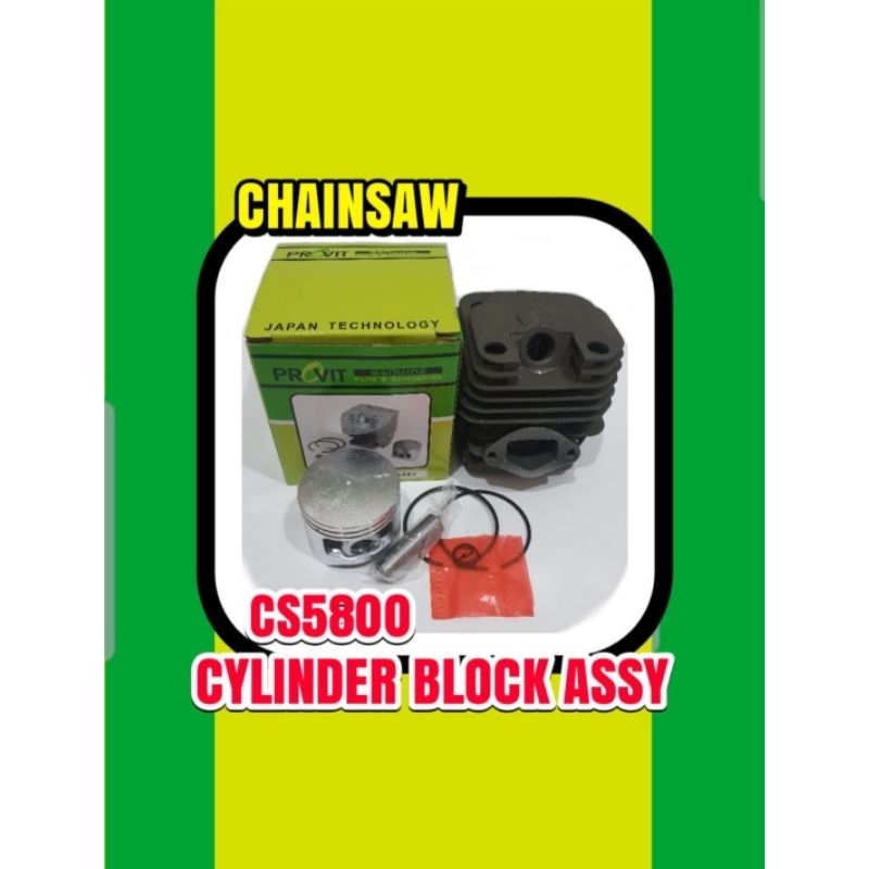 CS5800 CYLINDER BLOK SEHER KOMPLIT MESIN CHAINSAW  CS 5800