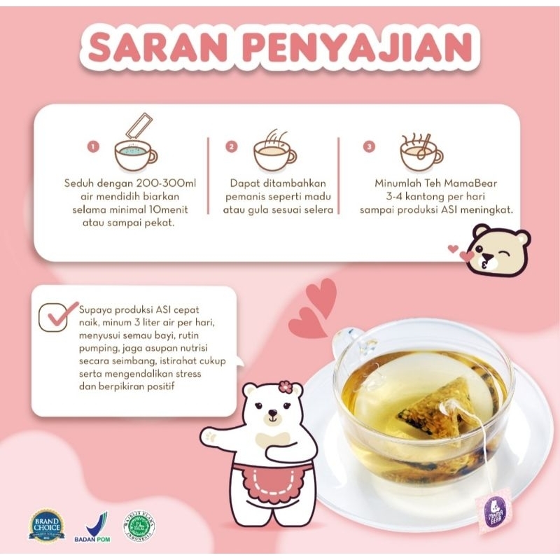Mama Bear Teh Pelancar ASI Booster MamaBear