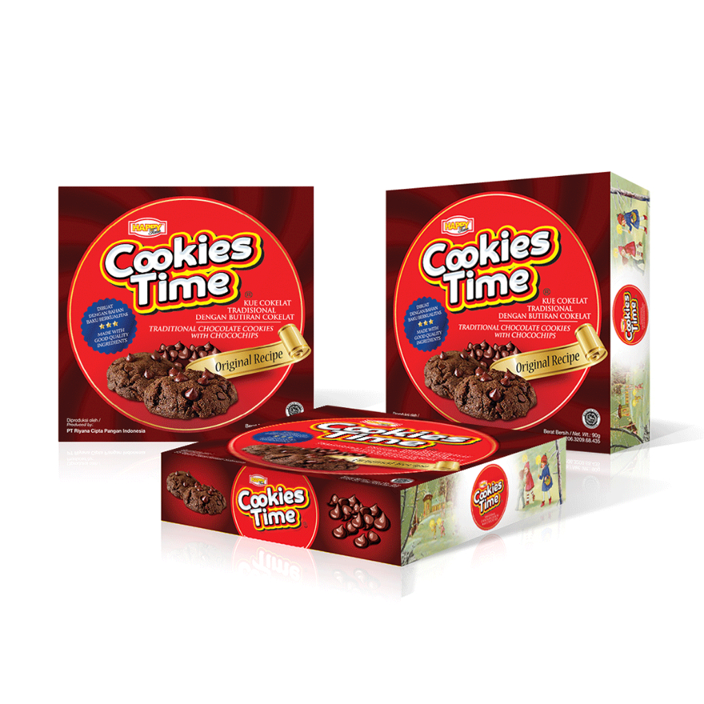 

QH Happy Time Cookies Chocolate Premium Karton Isi 12 x 108gr