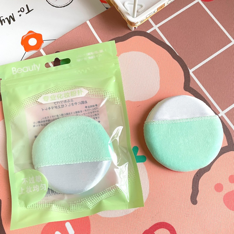 Powder Puff | Spon Bedak Tabur 8Cm Kwalitas Premium